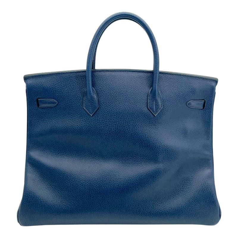 HERMES Birkin 40 - Blue Louis/Rouge Ash with Gold Hardware
