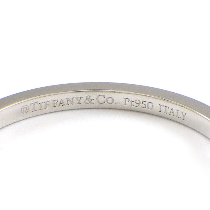 Tiffany & Co. V Band Ring in Platinum PT950 - Size 14
