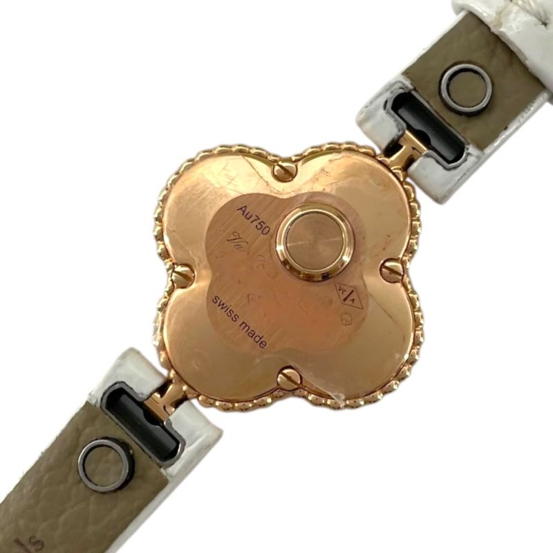 Van Cleef & Arpels Sweet Alhambra White Shell Quartz Watch