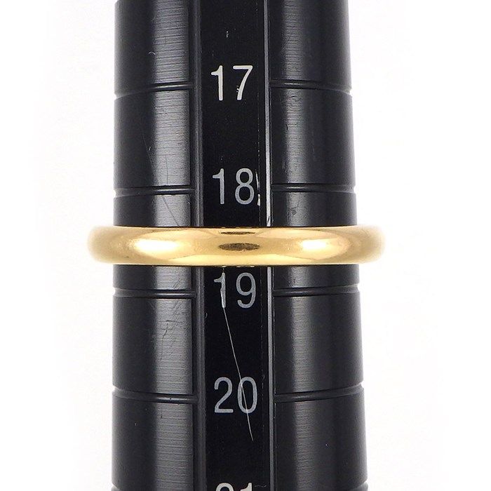 Tiffany & Co. Classic Stacking Band Ring with Diamond - K18PG