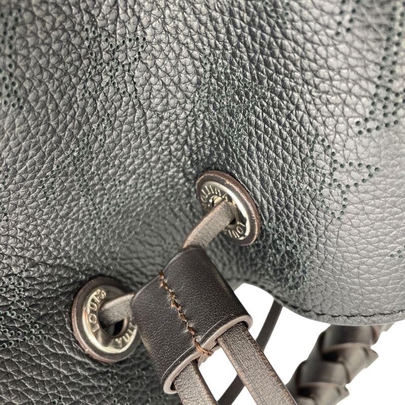 Louis Vuitton Murié Noir Mahina Leather Shoulder Bag - Exquisite Craftsmanship