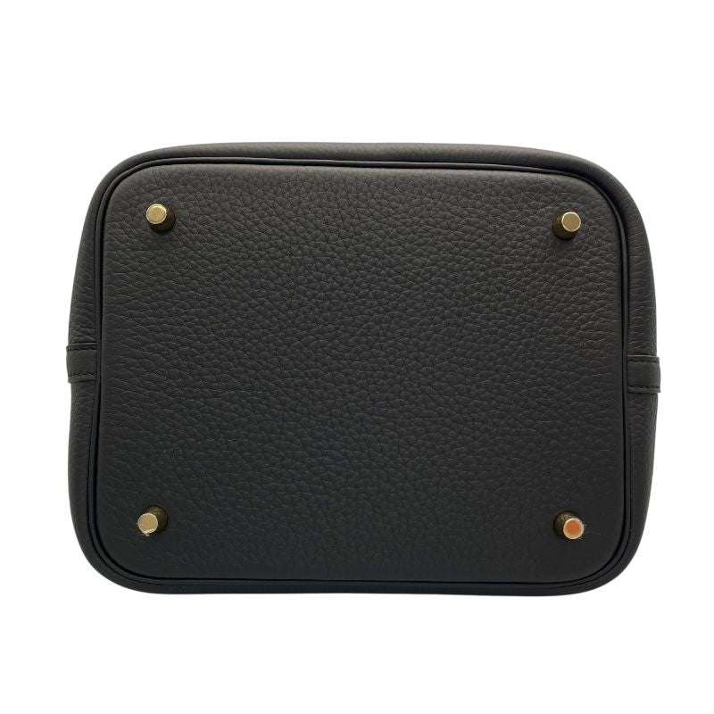 HERMES Picotin Lock MM Black with Gold Hardware - 2024 Edition