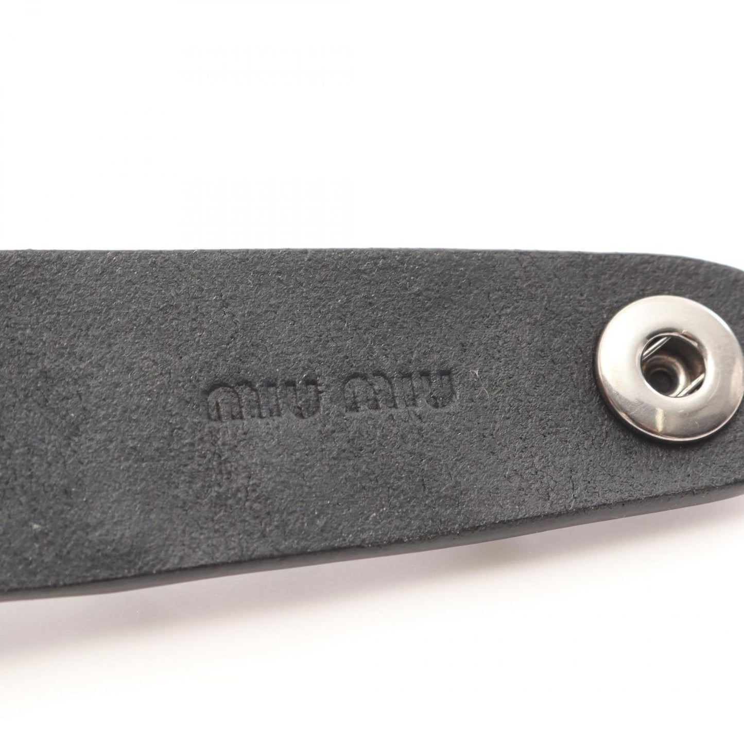 Miu Miu Studded Leather Bracelet - Exquisite Craftsmanship