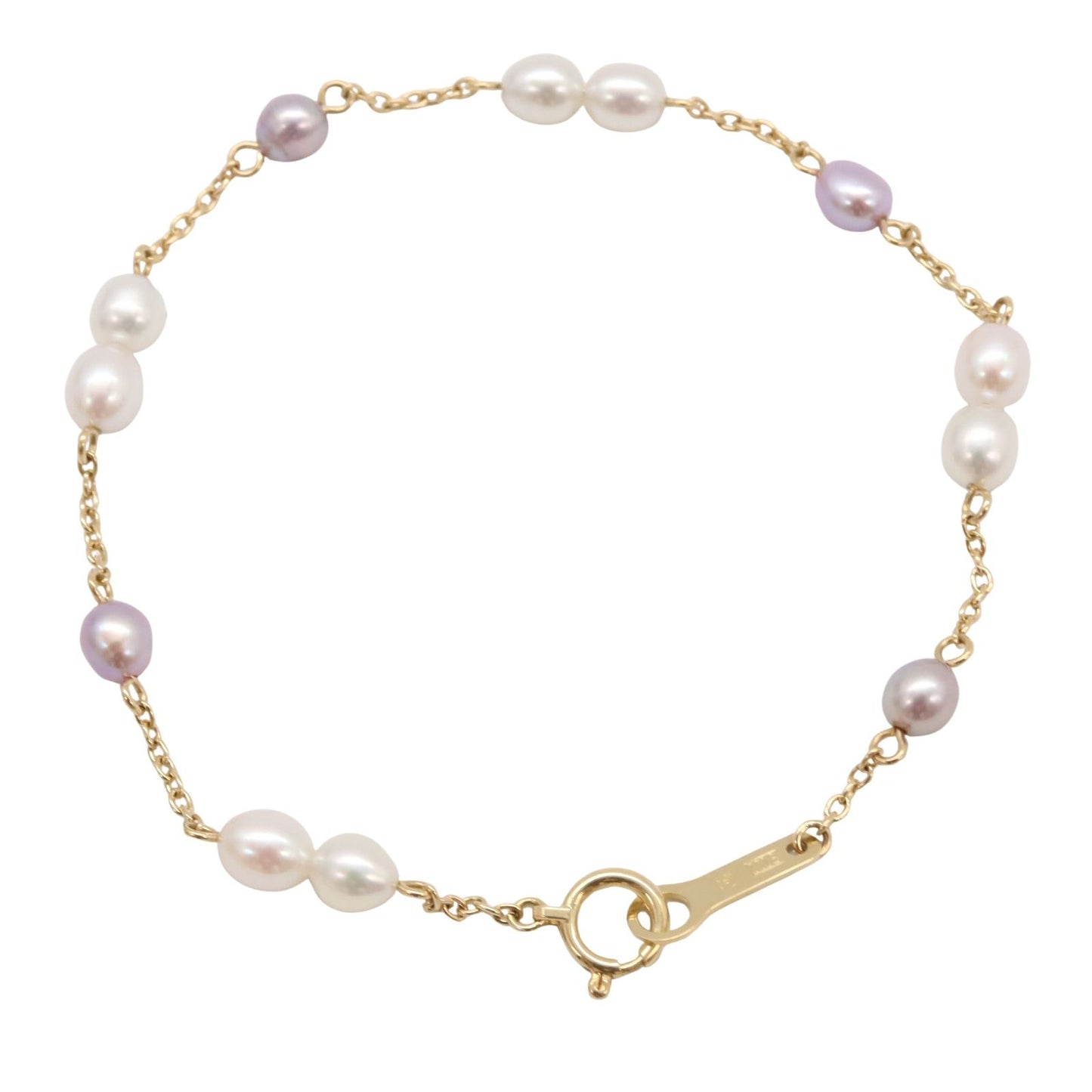TASAKI Pearl Bracelet in K18 Yellow Gold - Exquisite Elegance