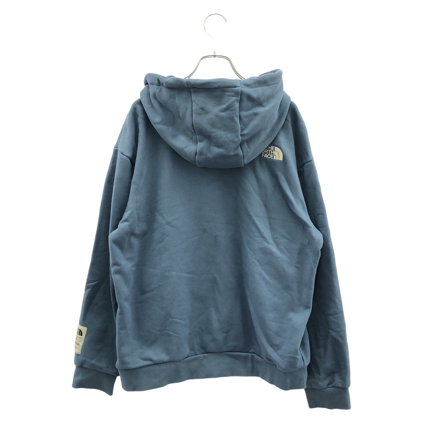 THE NORTH FACE WHITE LABEL Blue Cotton Pullover Hoodie - Size M