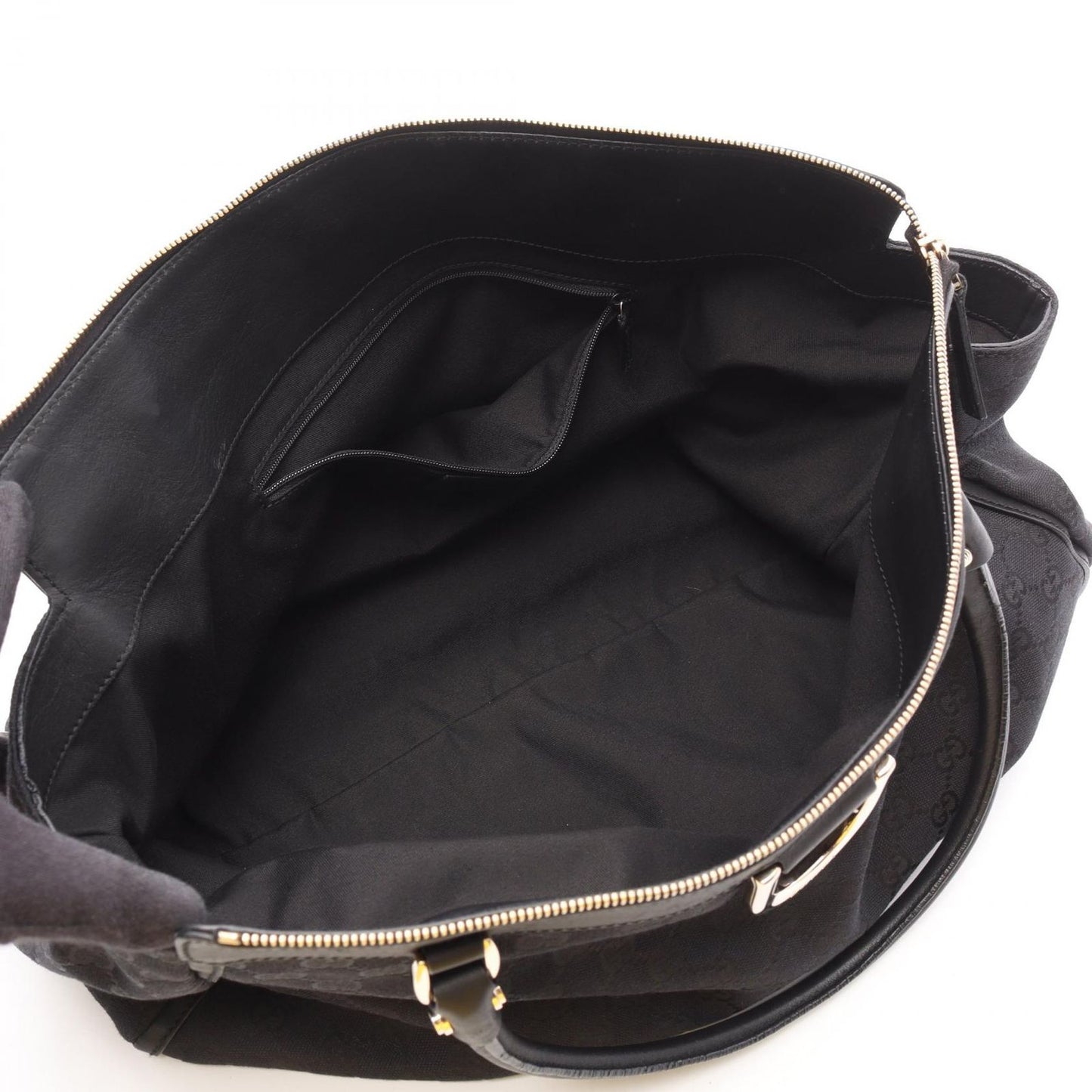 GUCCI GG Canvas Shoulder Bag - Timeless Elegance in Black