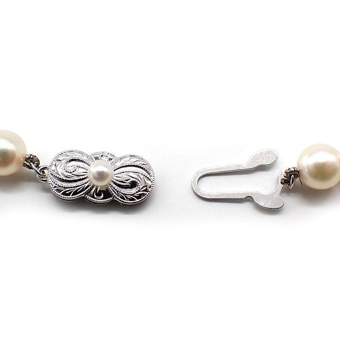 MIKIMOTO M Charm Akoya Pearl Necklace - Exquisite Craftsmanship