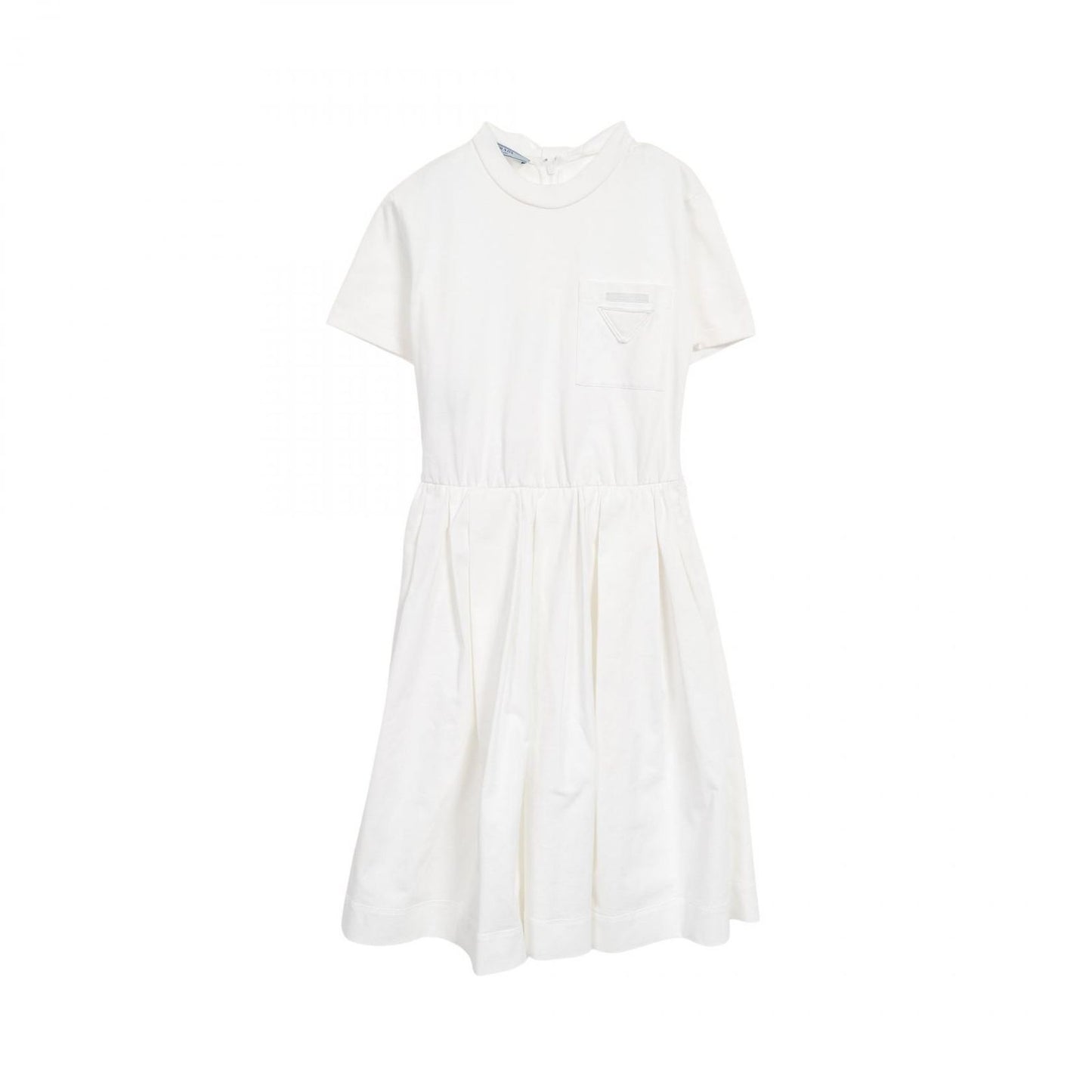 PRADA Cotton Dress 33556 - Timeless Elegance in White