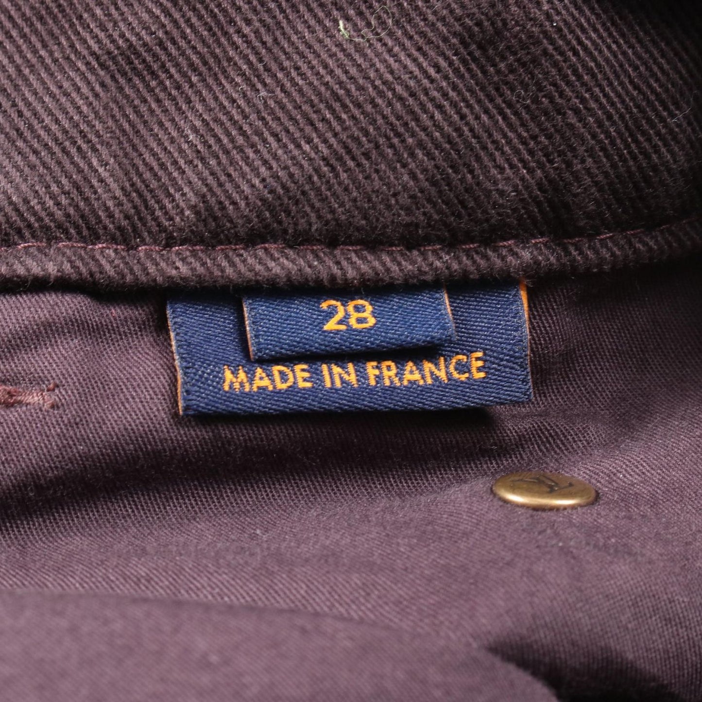 Louis Vuitton Monogram Flower Denim Pants - Brown - Size 28