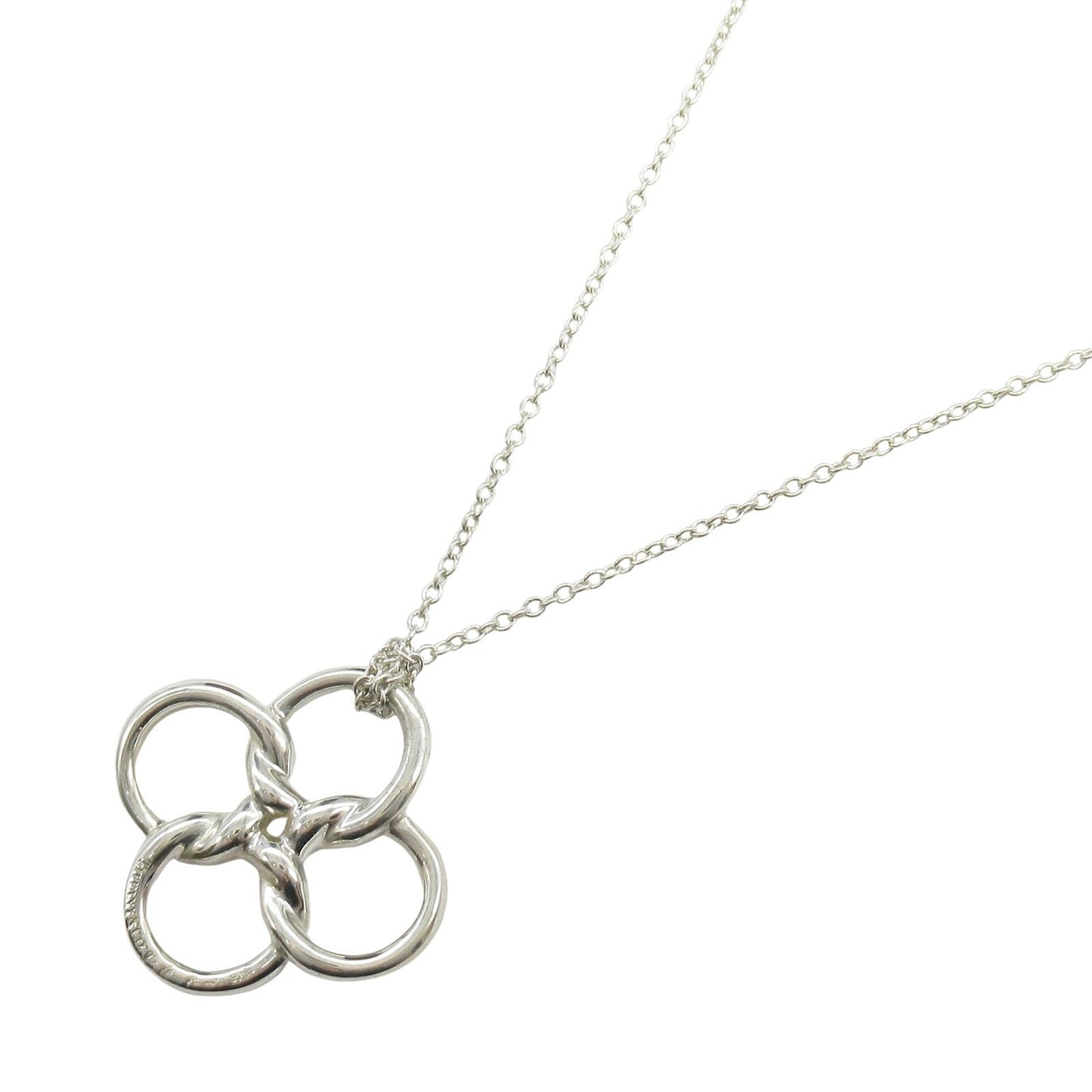 TIFFANY & CO. Quadrofoglio Necklace in Silver 925 - Exquisite Elegance