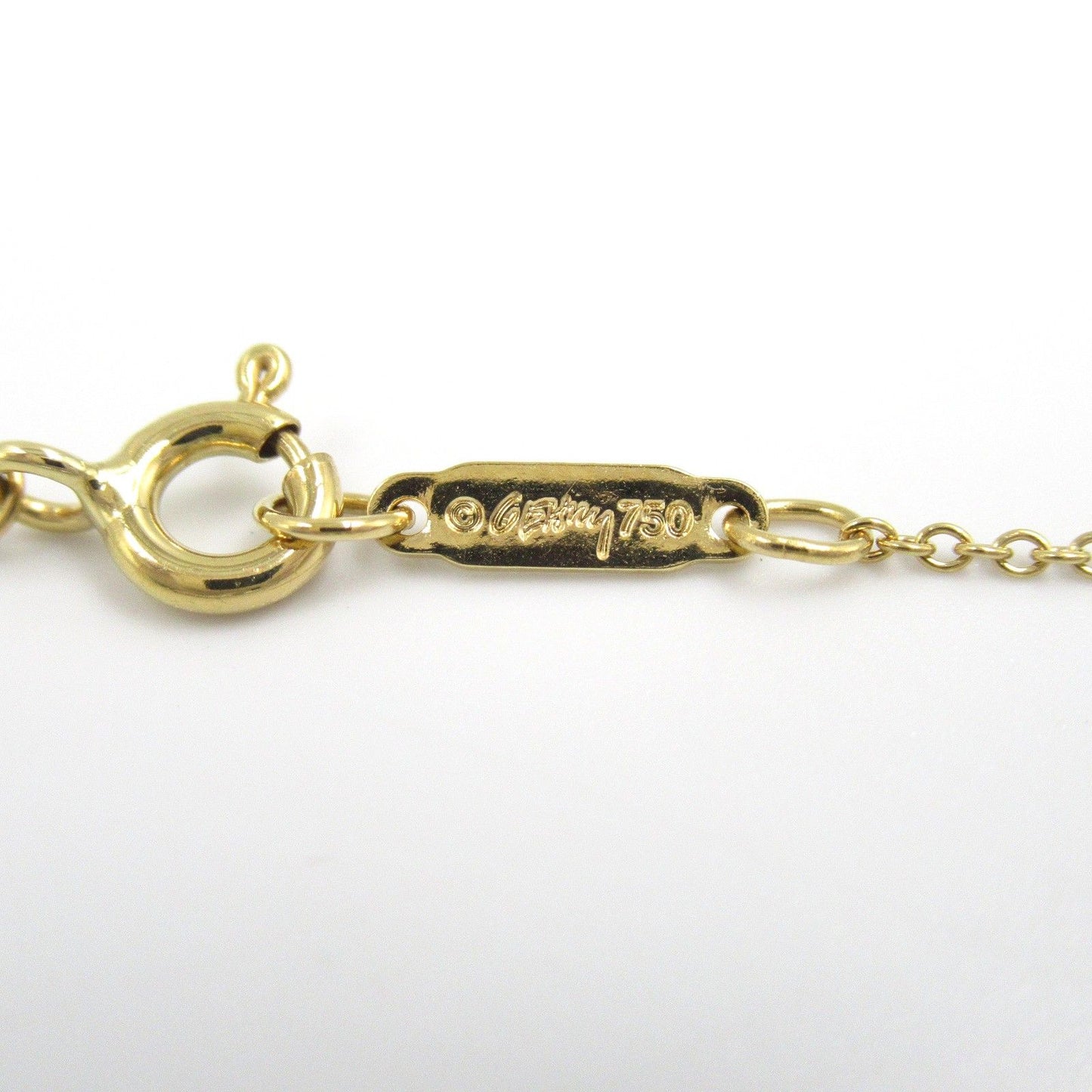 TIFFANY & CO Orchid Drop Necklace in 18K Yellow Gold