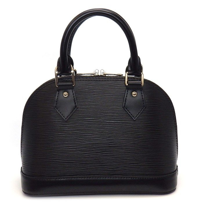 Louis Vuitton Alma BB Handbag in Black Epi Leather - Timeless Elegance