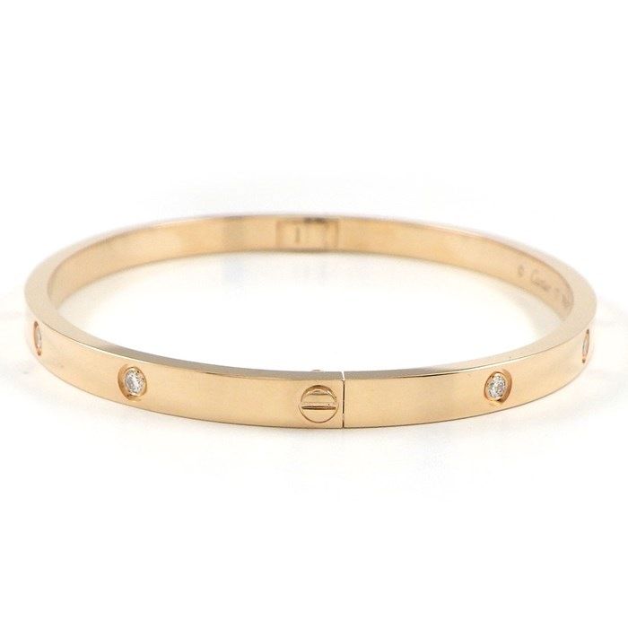 Cartier Love Bracelet SM with Diamonds in K18 Pink Gold