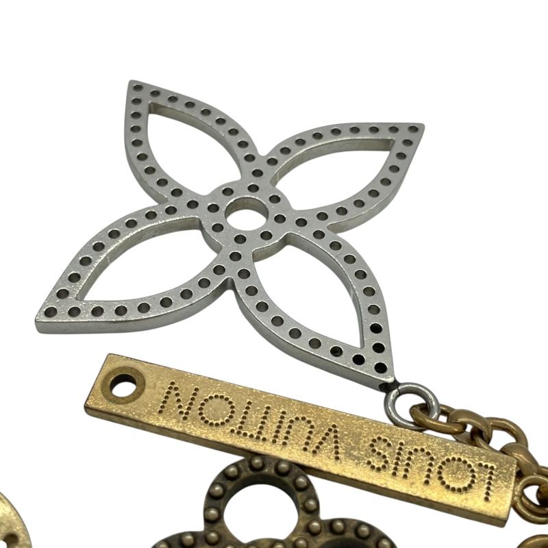Louis Vuitton Bijoux Sac Tapage M65090 Gold Keychain - Unisex