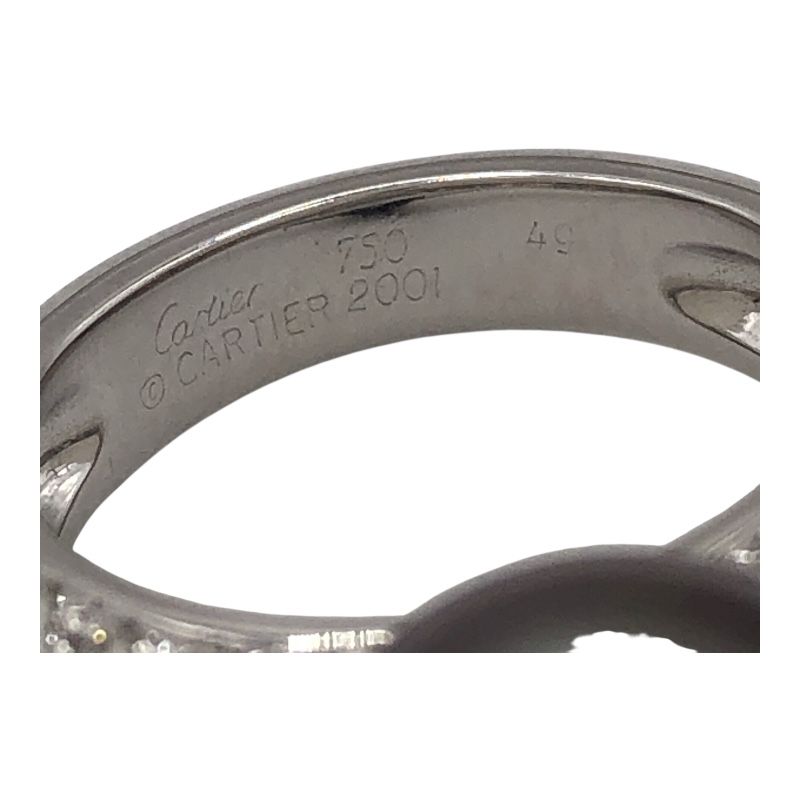 Cartier Soap Pretty Ring in K18 White Gold with Diamonds