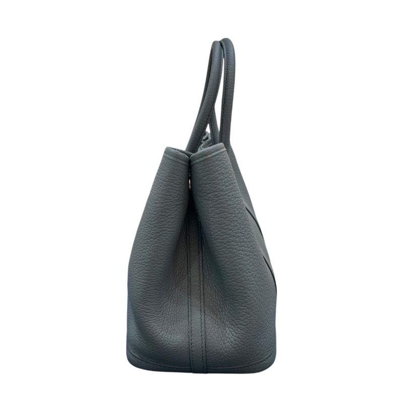 HERMES Garden Party TPM Tote Bag in Veil Amande - D Stamp