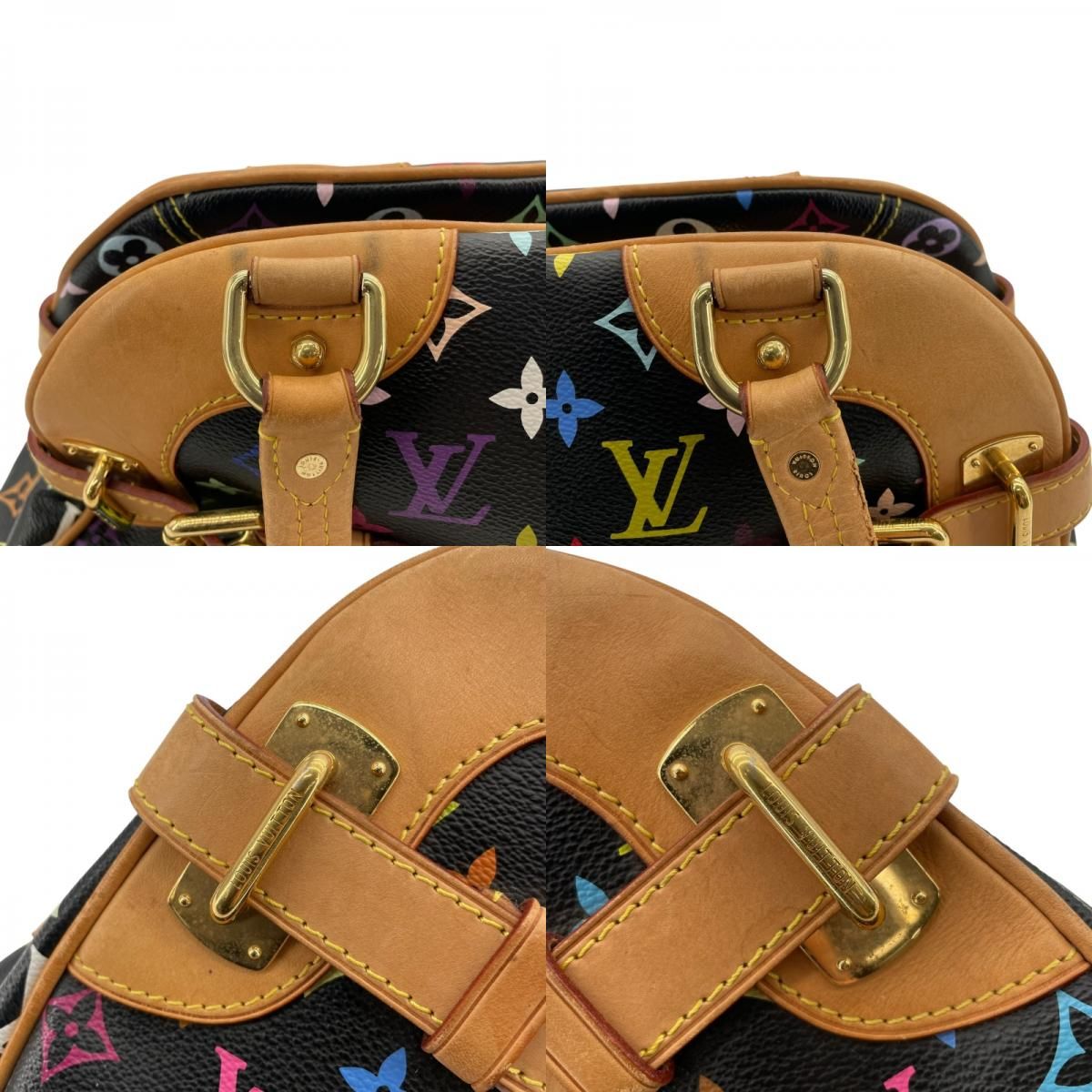 Louis Vuitton Claudia M40195 Noir Monogram Multicolor Handbag