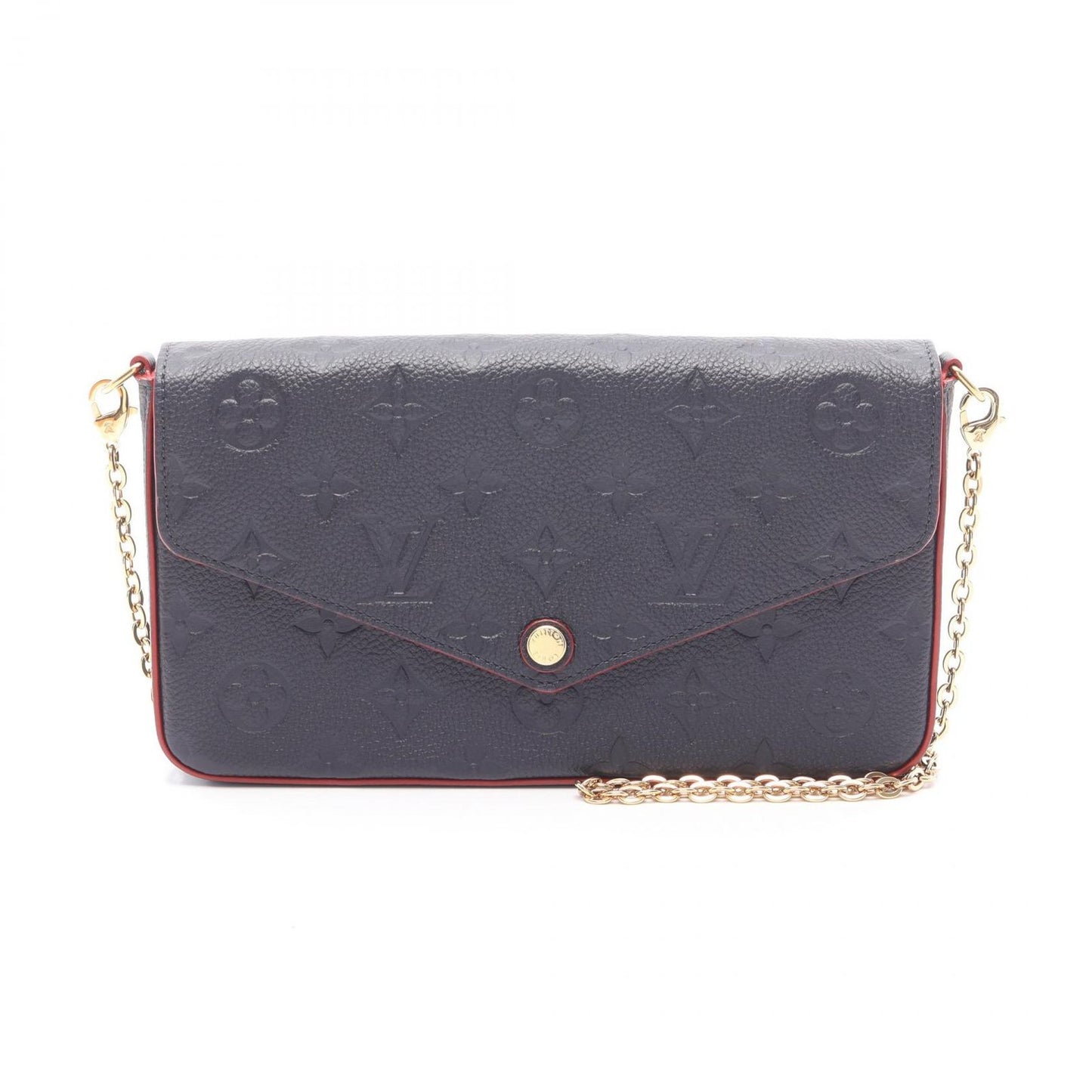 Louis Vuitton Monogram Empreinte Felicie Shoulder Bag - Marine Rouge