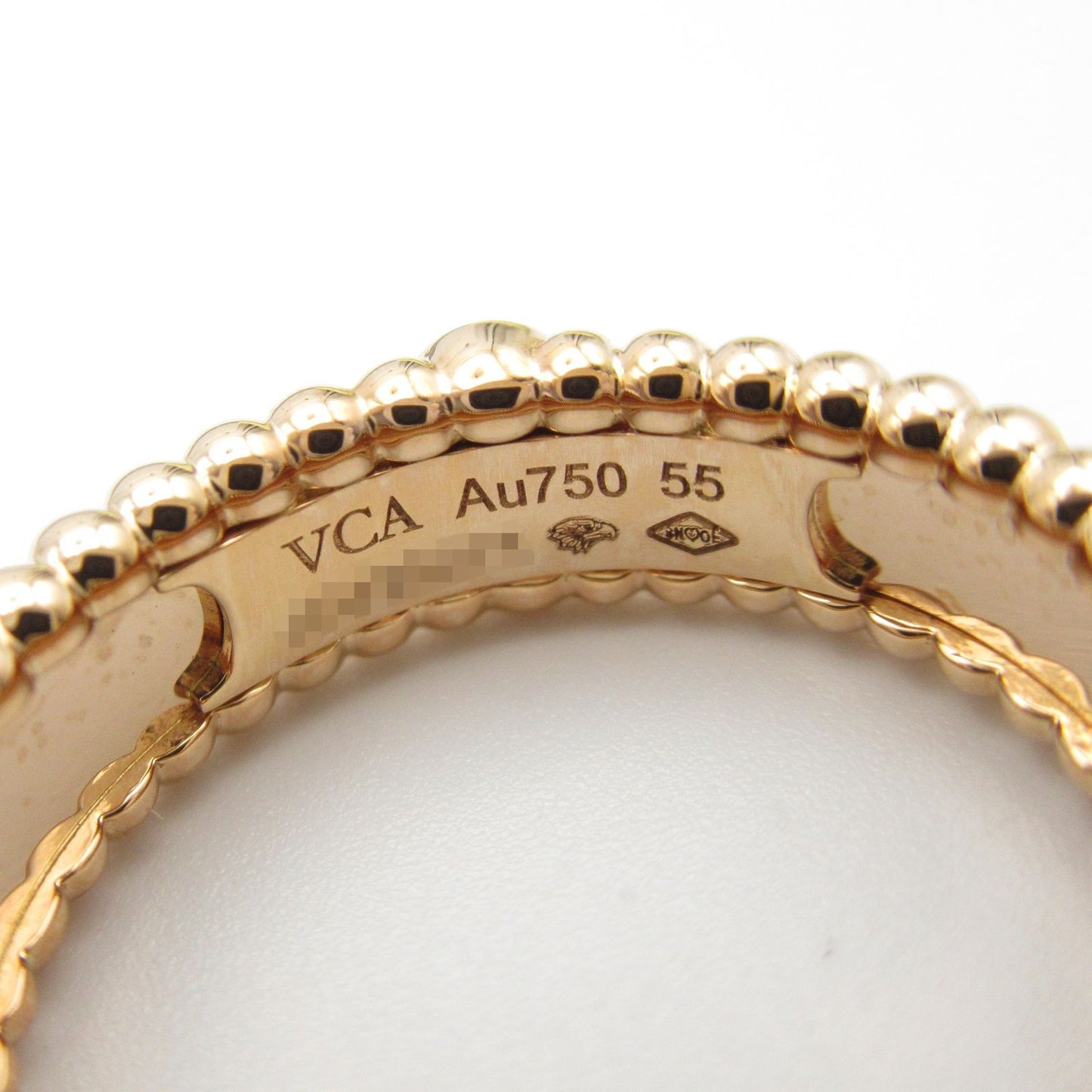 Van Cleef & Arpels Perlee Sweet Clover Ring in 18K Pink Gold