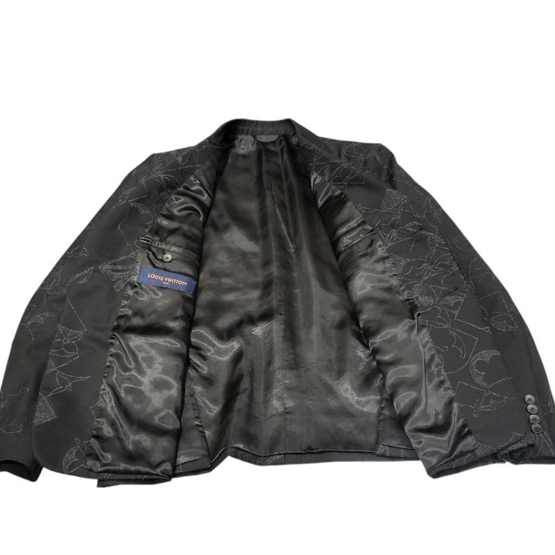 Louis Vuitton Tailored Jacket in Black Wool - Size 48