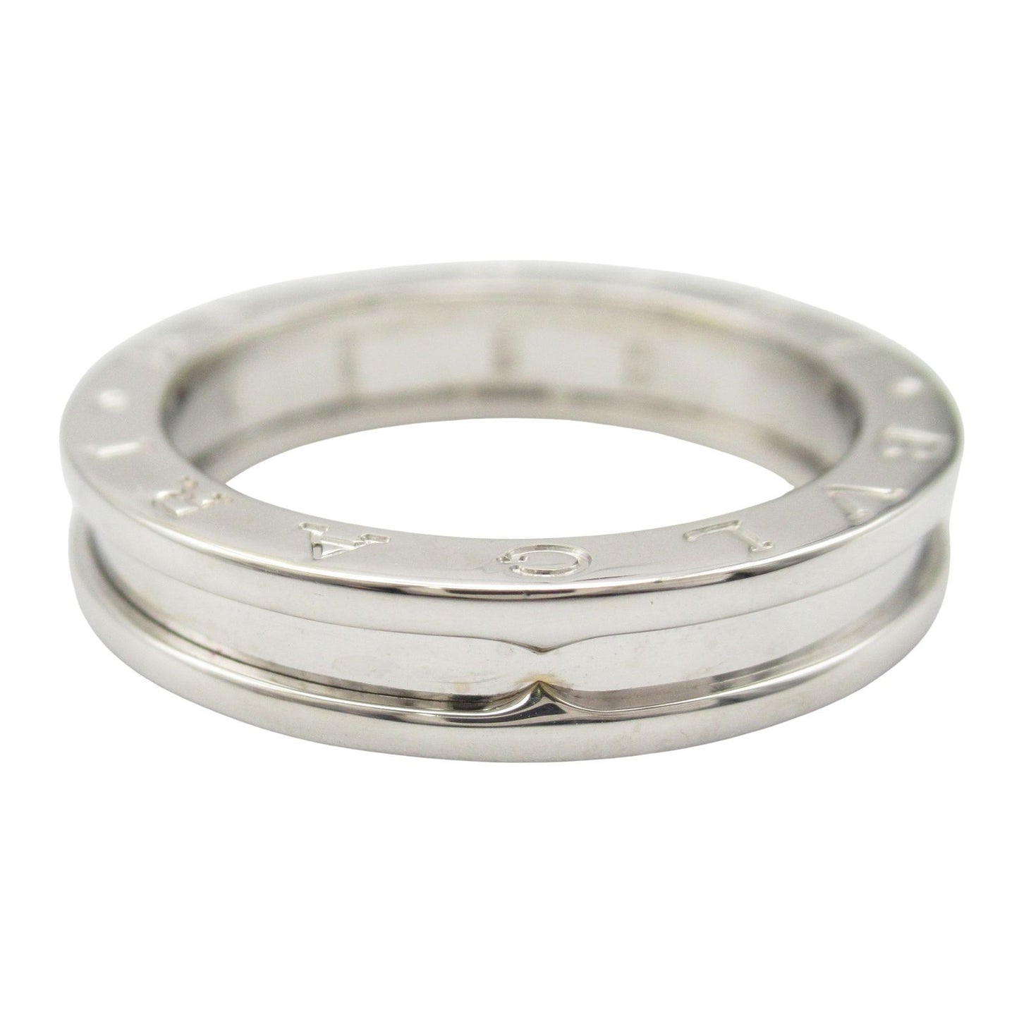 BVLGARI B-zero1 18K White Gold Ring - Timeless Elegance