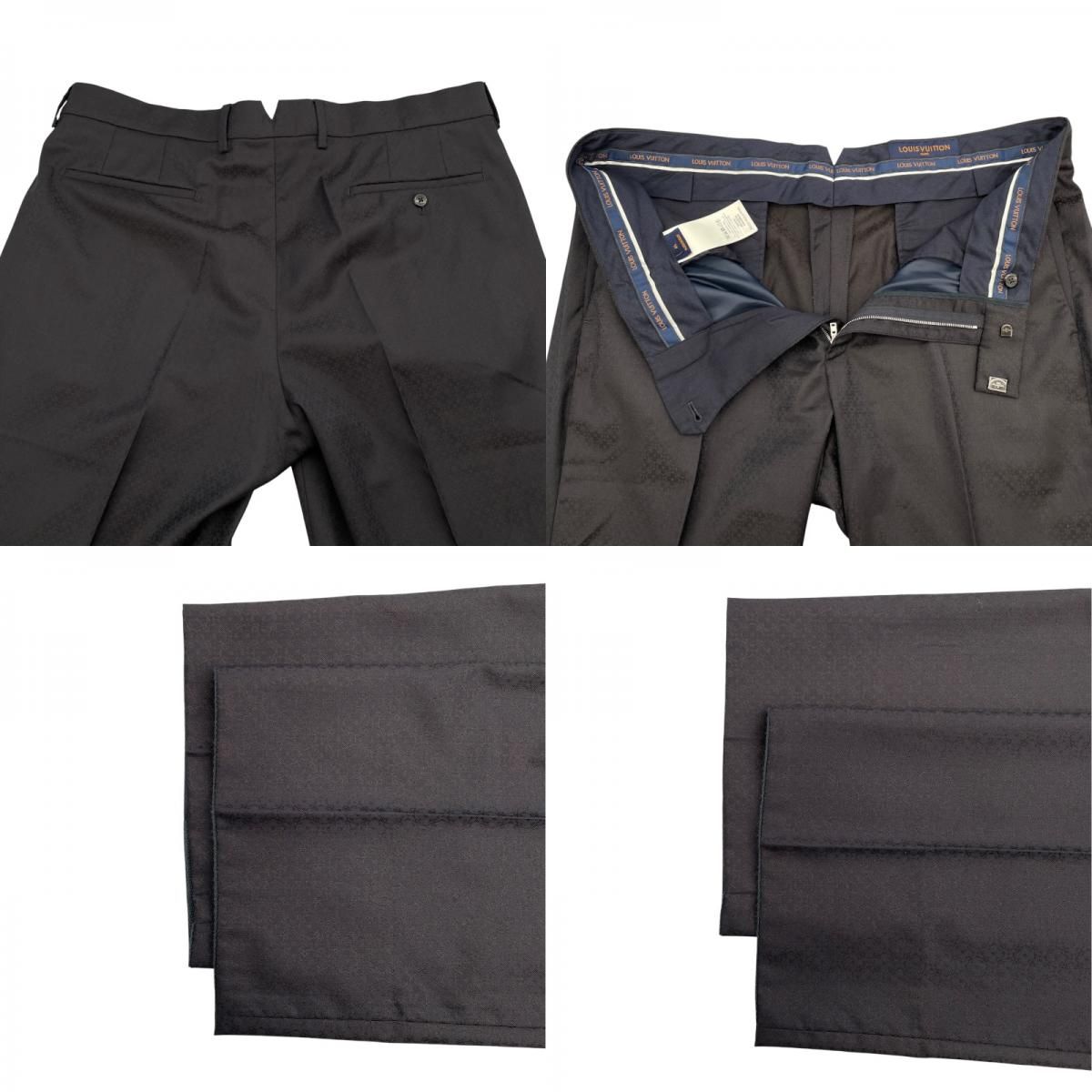 Louis Vuitton Monogram 2B Suit Set in Navy Wool - Size 54/46