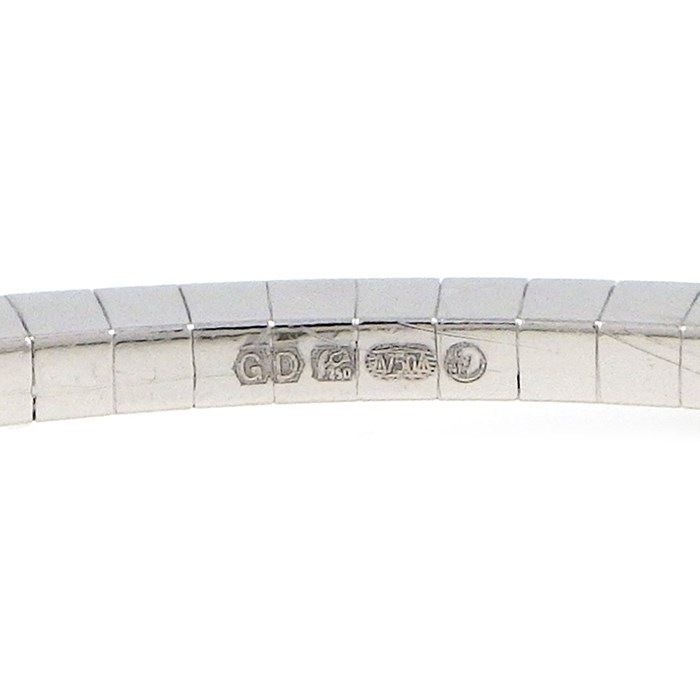 Graff Butterfly Silhouette Open Bangle with Diamonds - K18WG