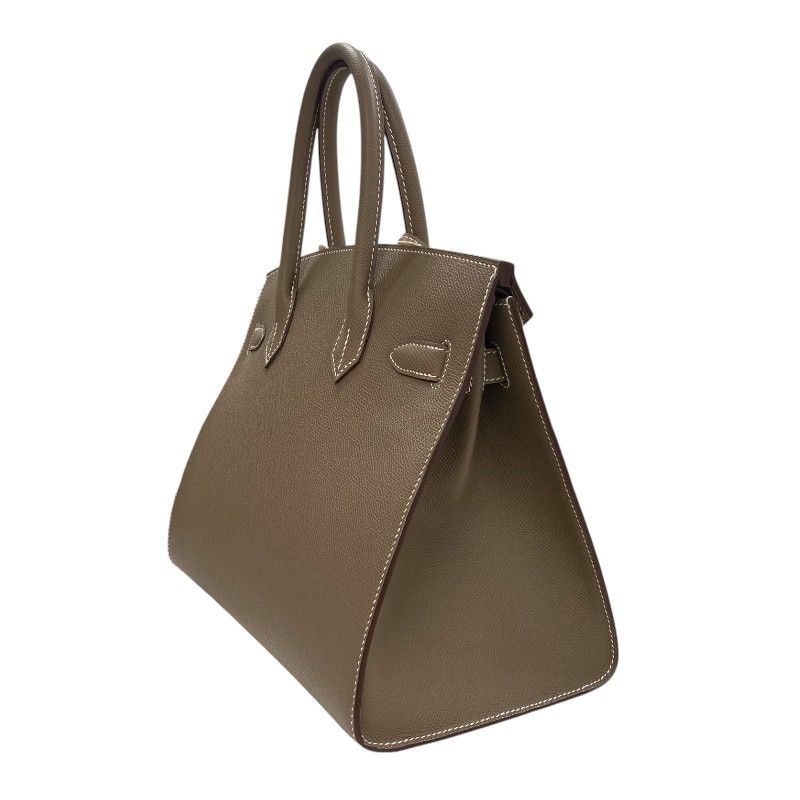 HERMES Birkin 30 Série Etoupe with Gold Hardware - Iconic Handbag