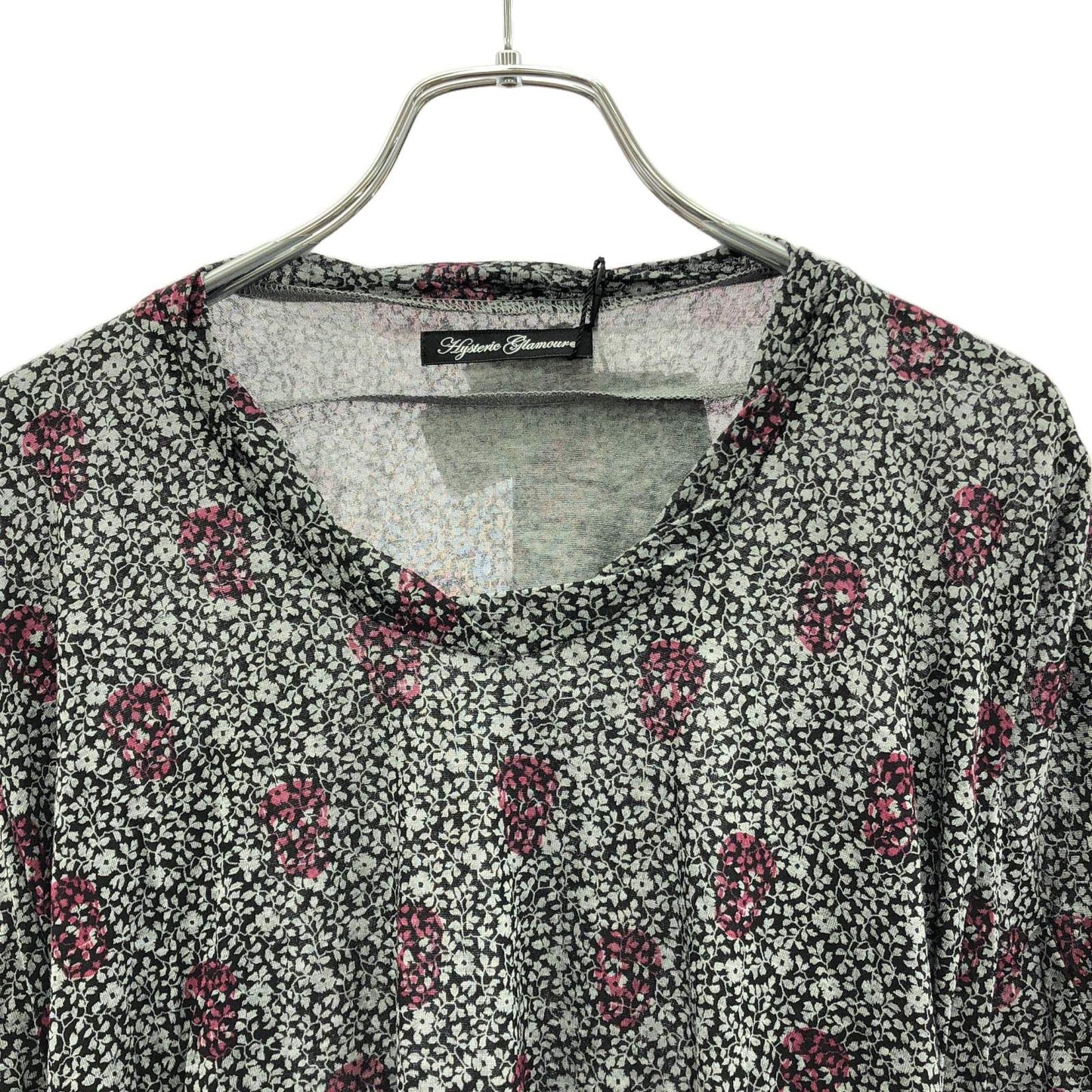 HYSTERIC GLAMOUR Elegant Gray Rayon Dress - Timeless Style