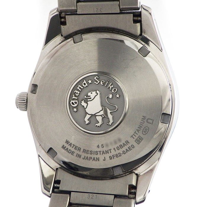 Grand Seiko 9F Quartz SBGX069 - Exquisite Black Dial Timepiece