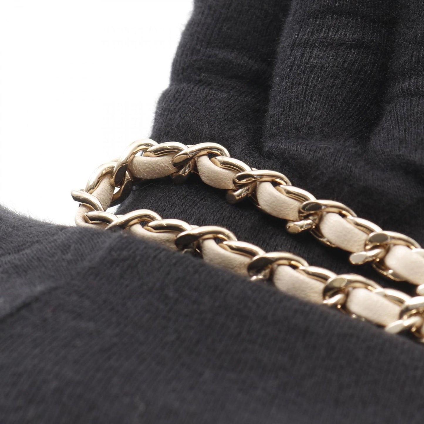 CHANEL Matelassé Small Hobo Bag in Cream Lambskin - AS3917