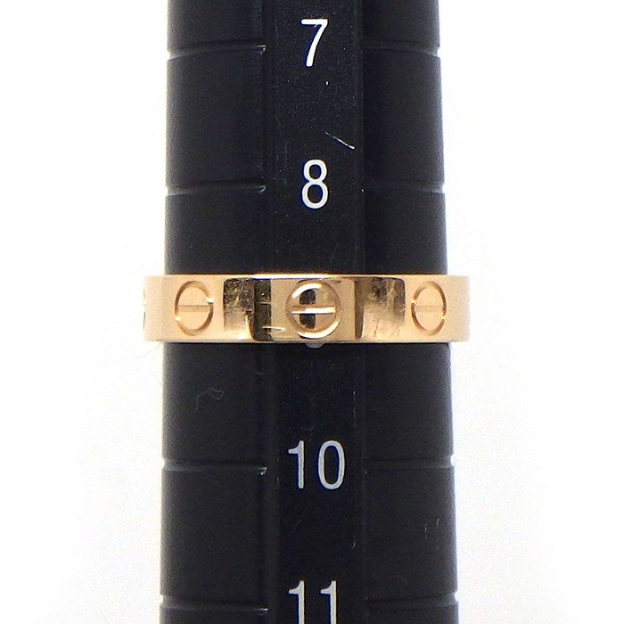 Cartier Love Ring Small Model K18 Pink Gold - Size 9
