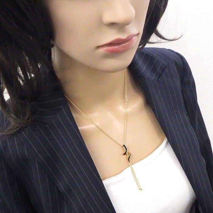 Damiani Eden Snake Necklace with Diamonds in K18 Pink Gold