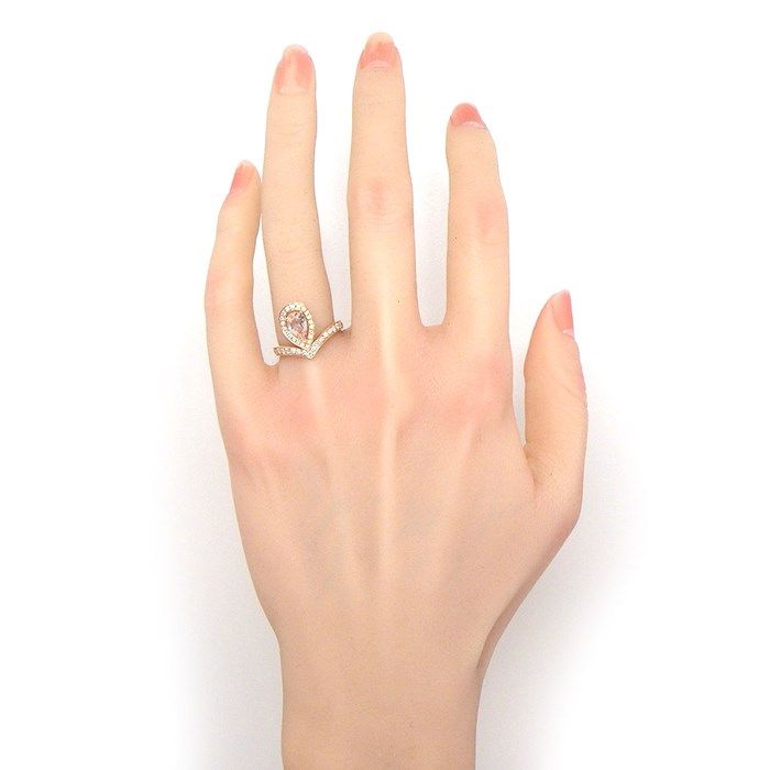 Chaumet Joséphine Églantine Ring with Pink Quartz & Diamonds