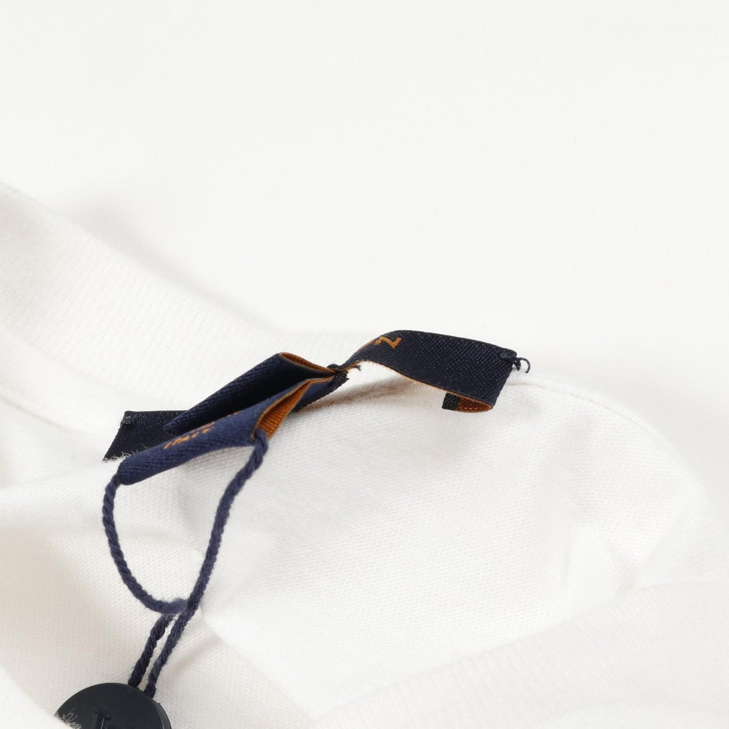 Louis Vuitton Inverted Logo Print Chain Detail Cotton T-Shirt