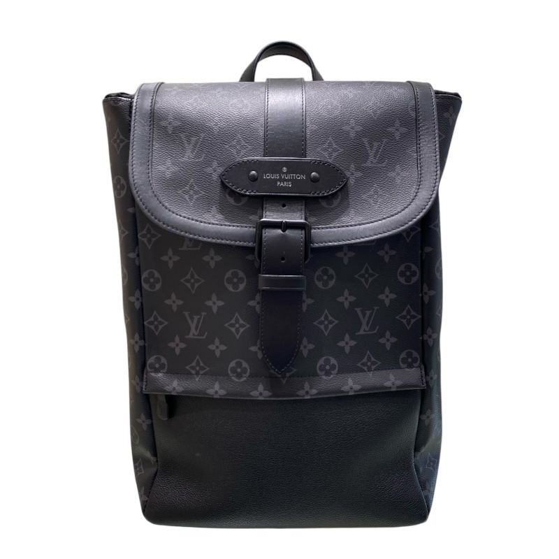 Louis Vuitton Monogram Eclipse Soumure Backpack - Black
