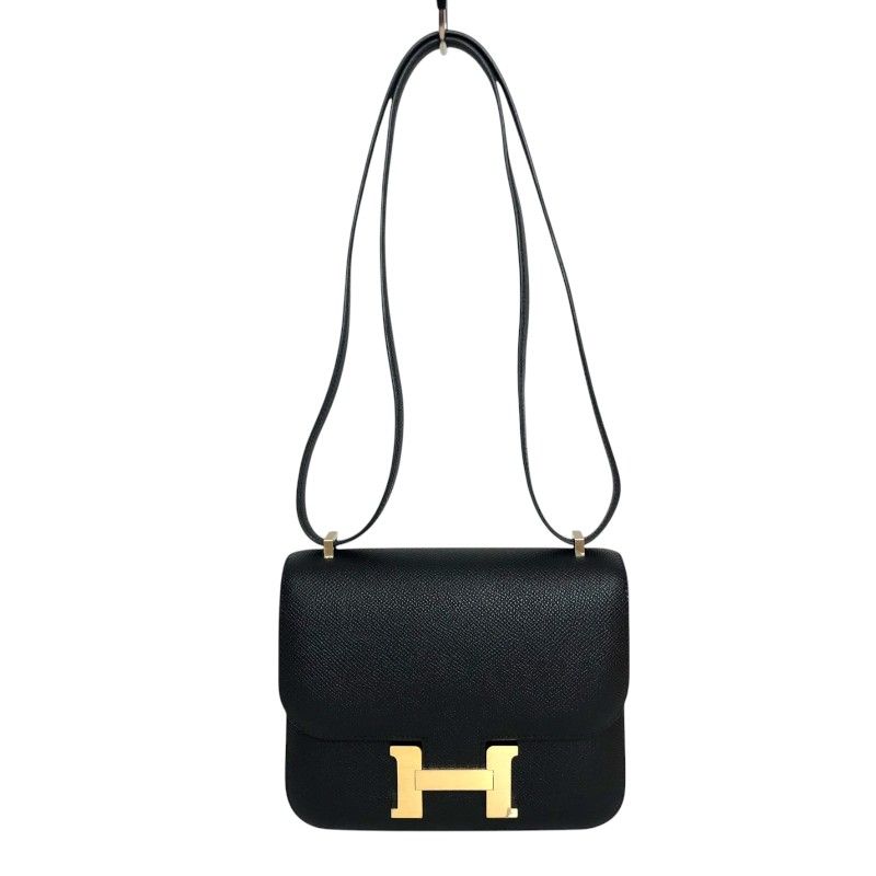 HERMES Constance 3 Mini Black & Gold Hardware - Timeless Elegance