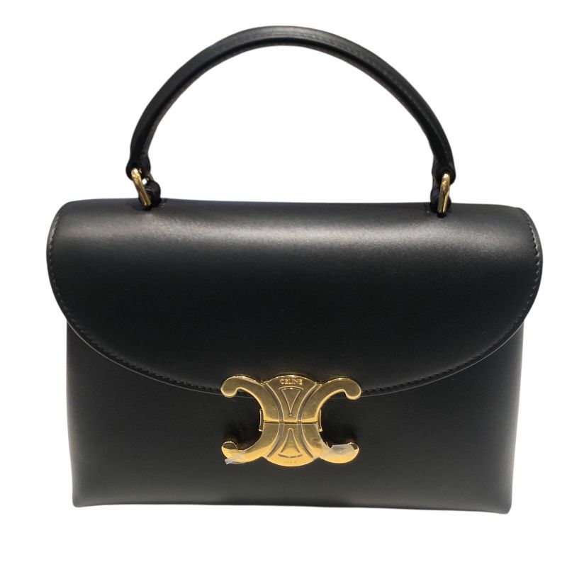 CELINE Teen Nano Bag in Black with Gold Hardware - Exquisite Craftsmanship