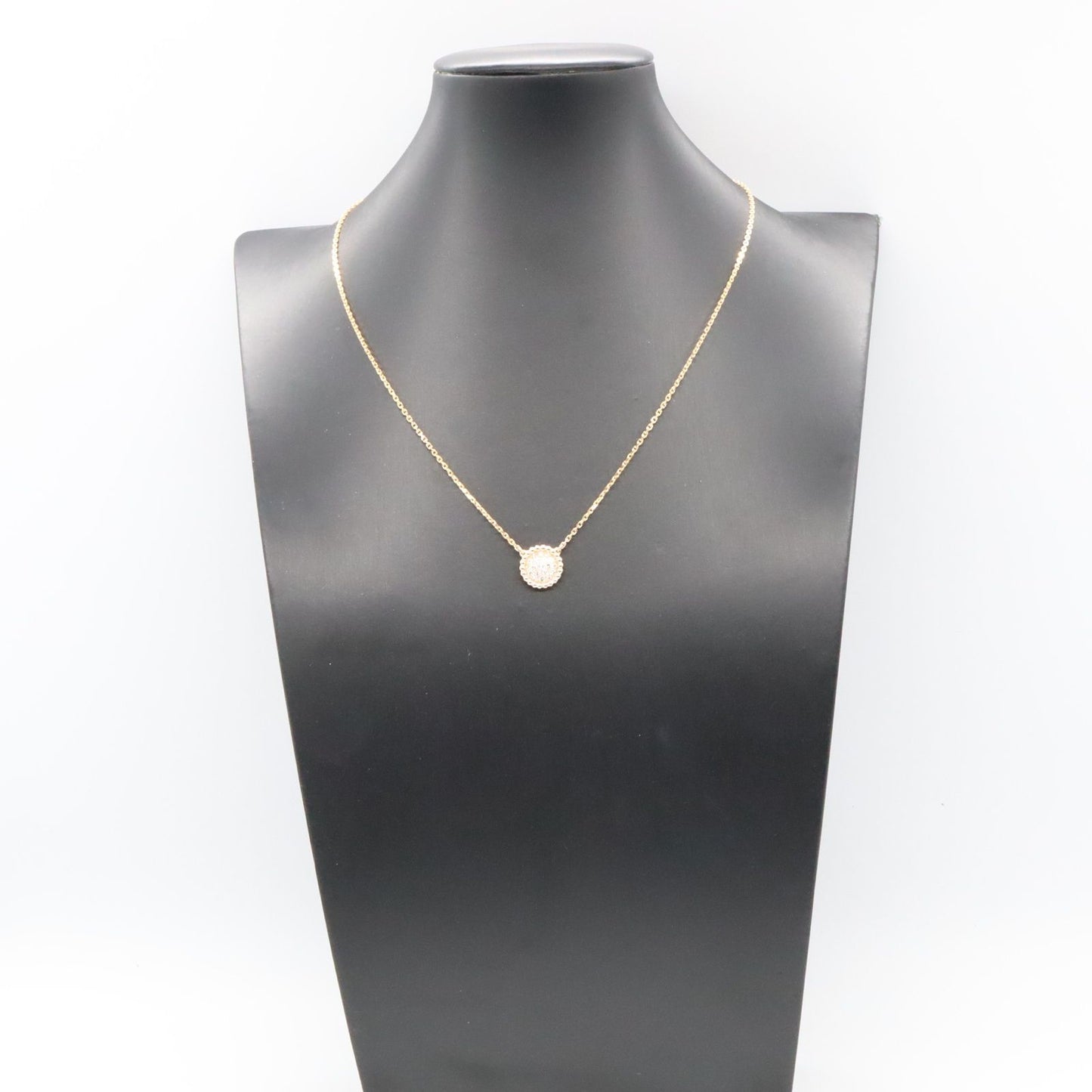 Van Cleef & Arpels Perlée Diamond Necklace in 18K Pink Gold