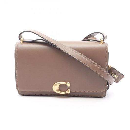 COACH Bandit Shoulder Bag in Greige Leather - Timeless Elegance