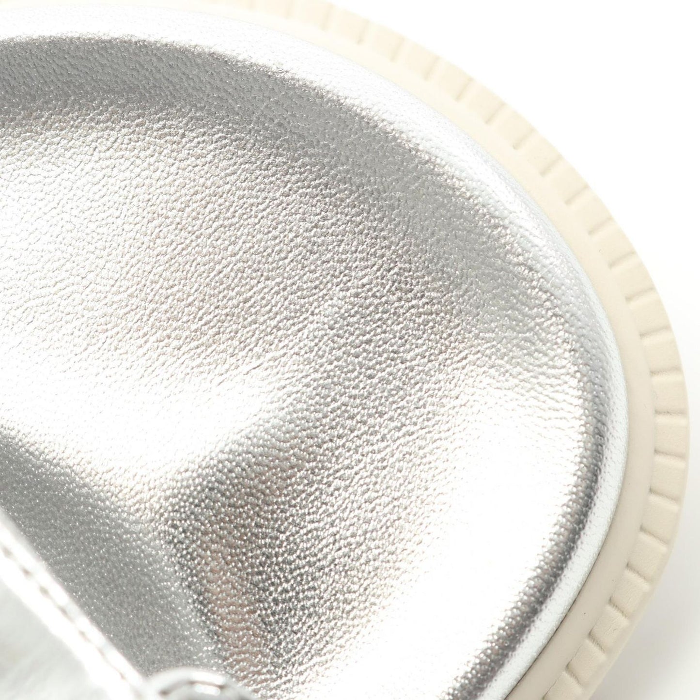 Dior DIORACT Leather Sandals - Exquisite Silver Elegance