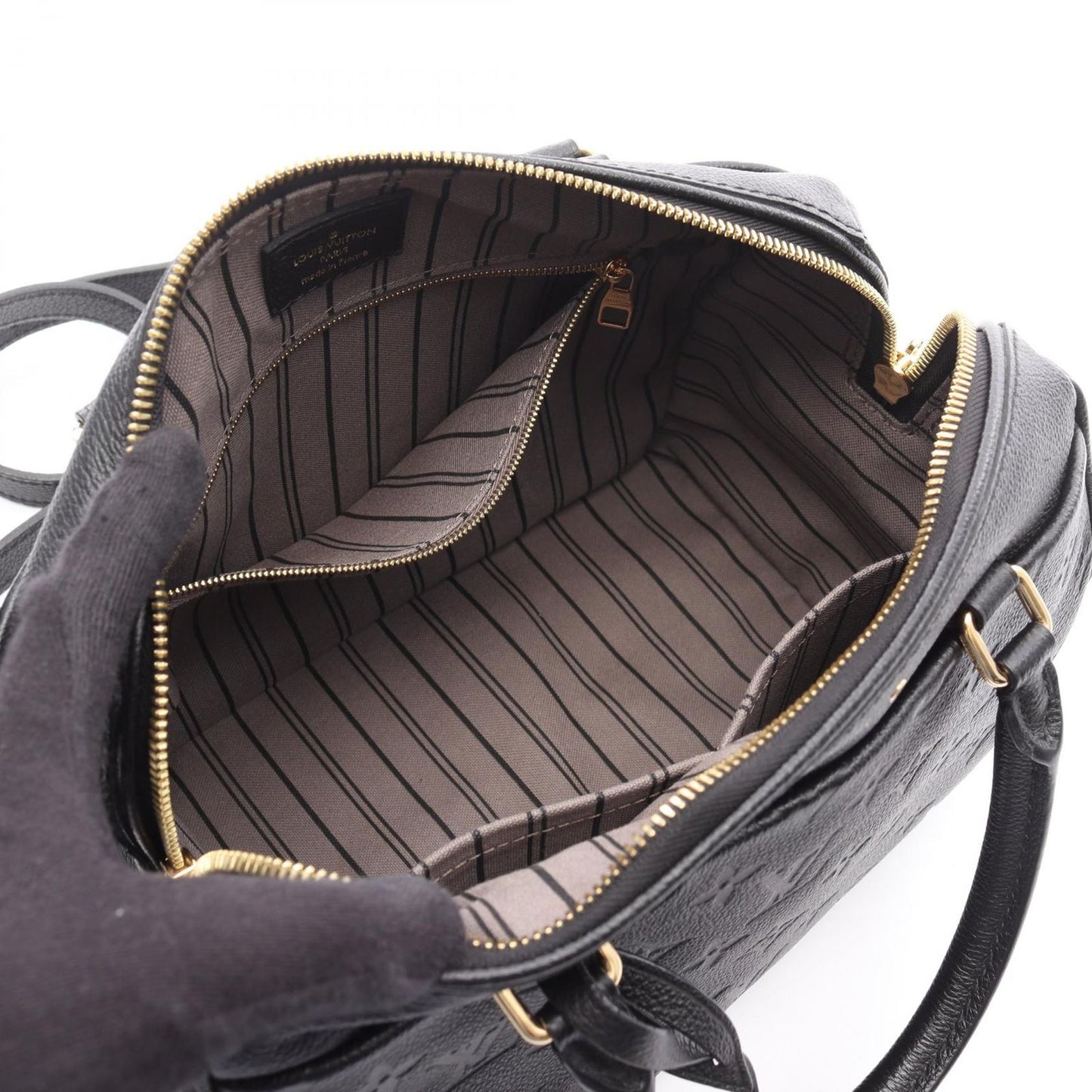 Louis Vuitton Speedy Bandoulière 25 NM Handbag in Noir Leather