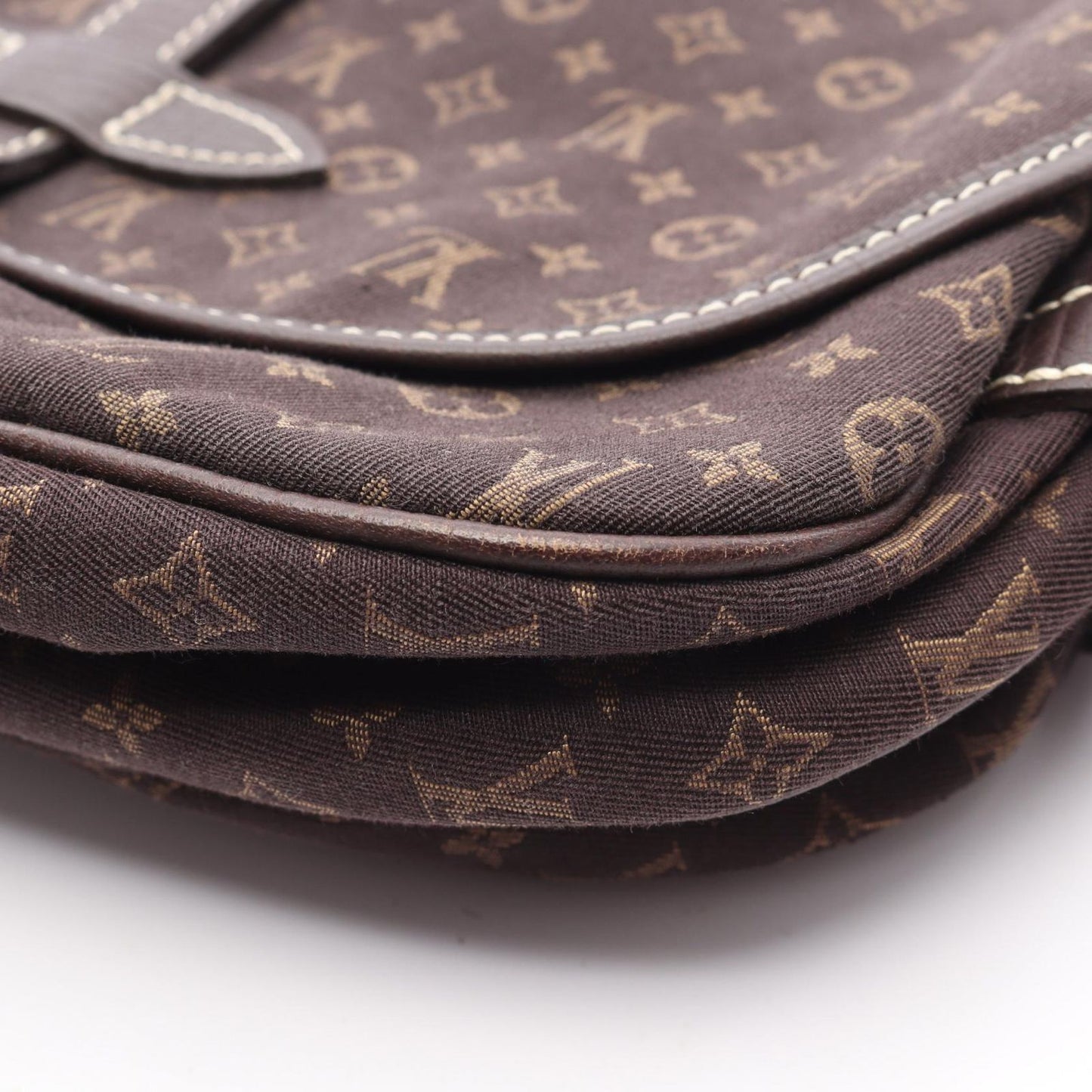 Louis Vuitton SoMure 30 Shoulder Bag in Ébène Canvas & Leather