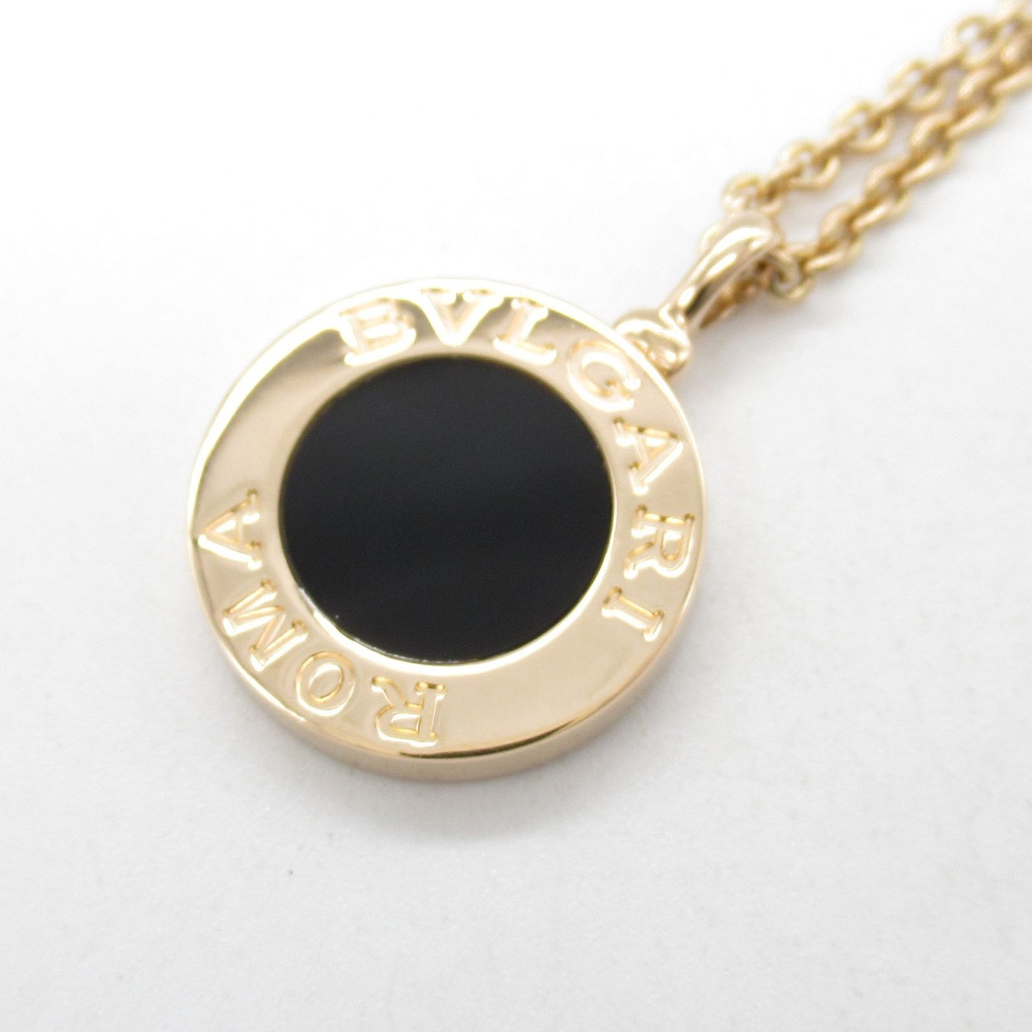 BVLGARI Bvlgari Necklace with Onyx and Diamonds in 18K Pink Gold