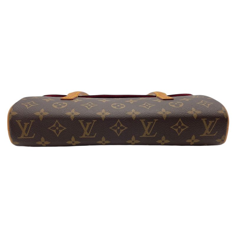Louis Vuitton Sonatine M51902 Monogram Canvas Handbag - Brown