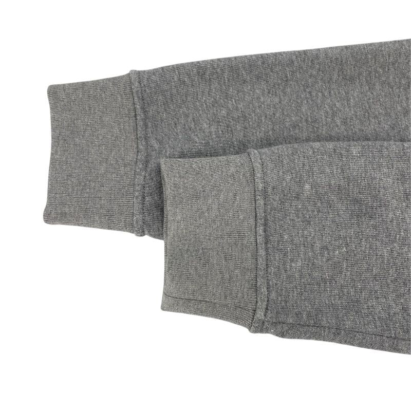 HERMES Leather Tape Pocket Sweatshirt in Gray - Men's XL