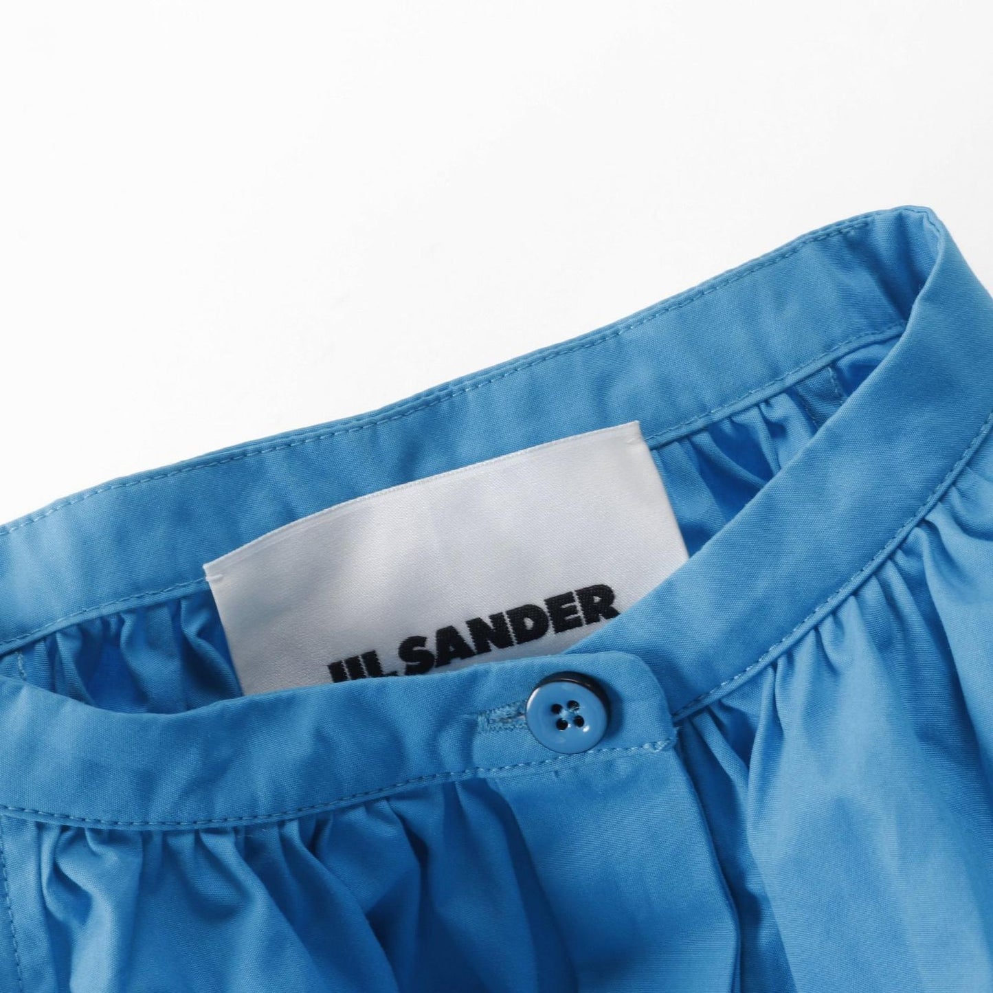 JIL SANDER Blue Cotton Blouse - Timeless Elegance