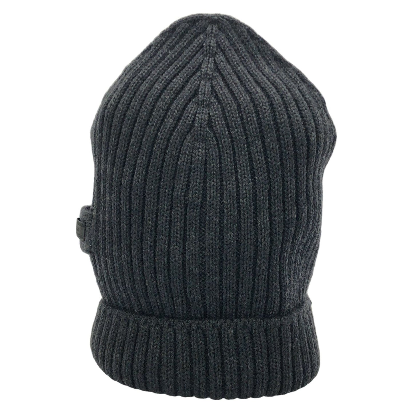 PRADA Wool Knit Cap in Dark Grey - Timeless Elegance