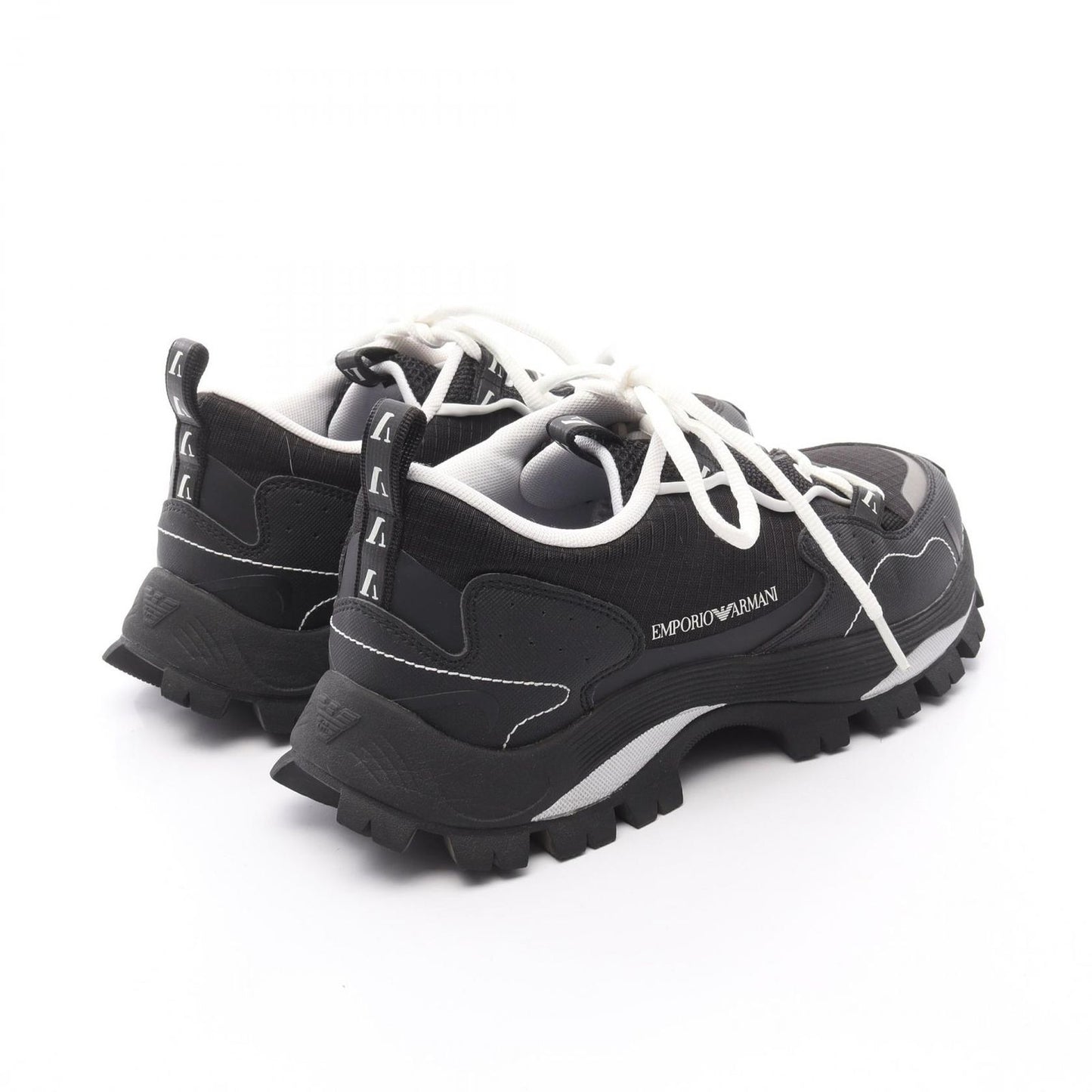 Emporio Armani Black Dad Sneakers - Timeless Elegance