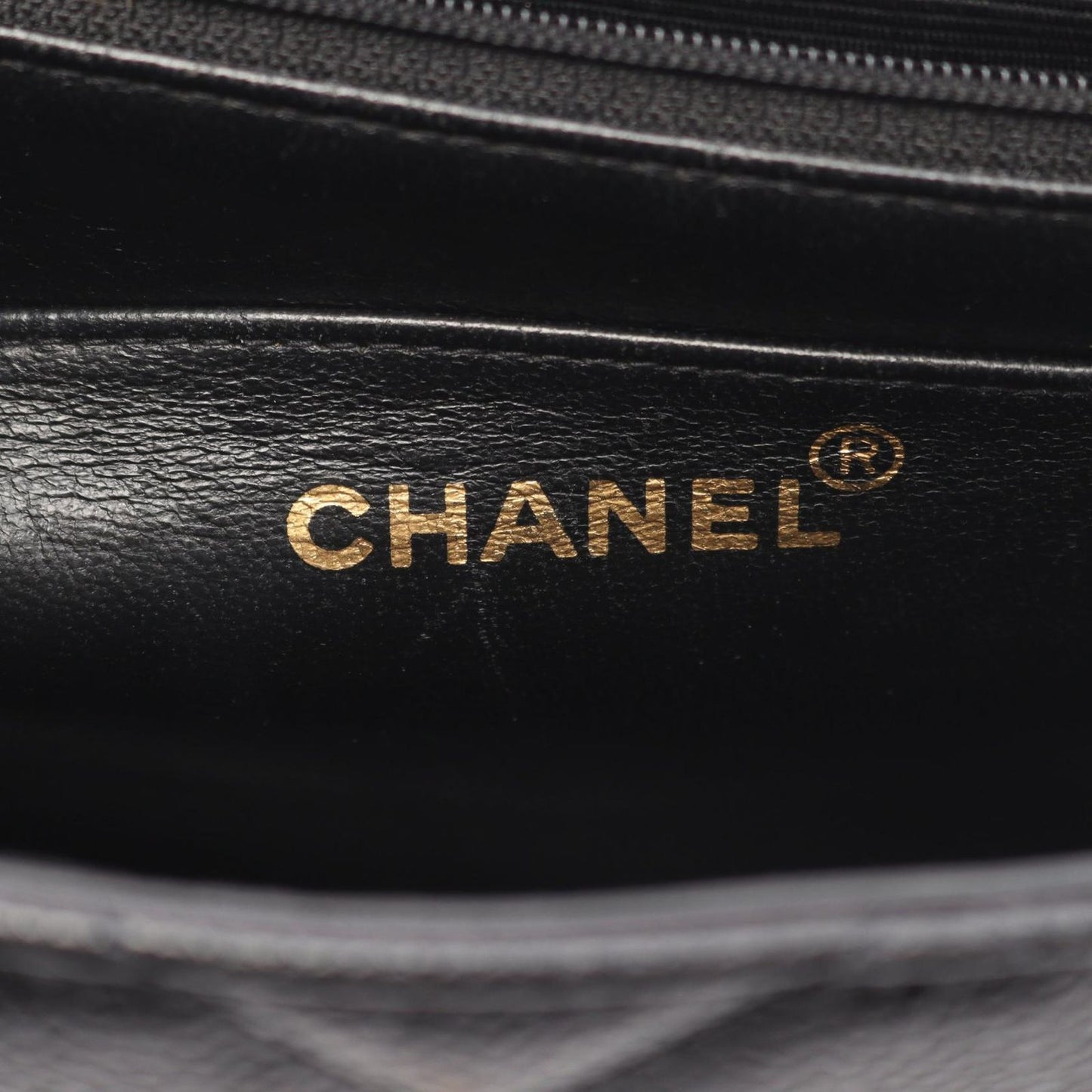 CHANEL Matelassé Single Flap Shoulder Bag in Black Leather